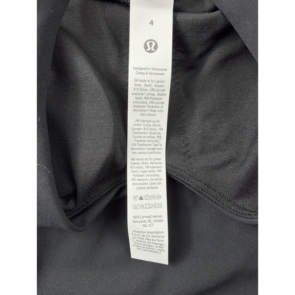 NWT Lululemon Align Dress Black Size 4 Built-In Shorts Pockets Nulu Fabric - Picture 3 of 9